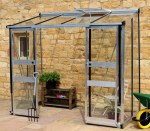 Aluminium Lean To Greenhouse 262 - Zero Threshold Doorway