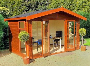 Malvern Studio Apex Summerhouse - Low Level Glazing, Double Glazed