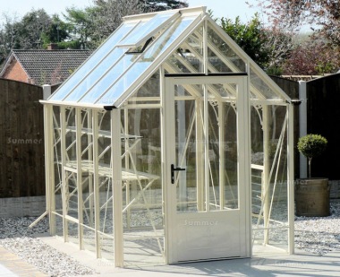 Aluminium Victorian Greenhouse 665 - Box Section, Glass To Ground Aluminium Victorian Greenhouse 665 - Box Section, Glass To Ground