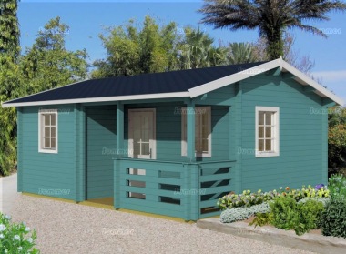 Three Room Side Door Apex Log Cabin 488 - Double Glazed Three Room Side Door Apex Log Cabin 488 - Double Glazed