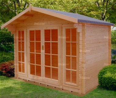Shire Epping Log Cabin - Double Door, FSC® Certified