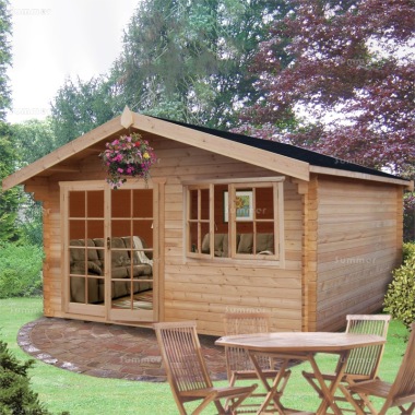 Shire Abbeyford Log Cabin - Double Door Shire Abbeyford Log Cabin - Double Door