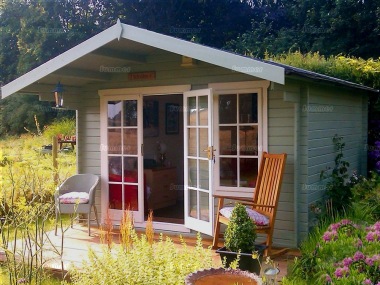 Shire Glenmore Log Cabin - Double Door Shire Glenmore Log Cabin - Double Door