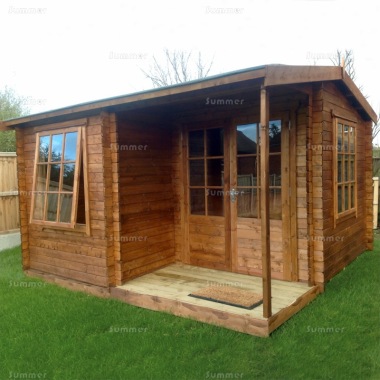 Shire Ringwood Log Cabin - Integral Porch, FSC® Certified