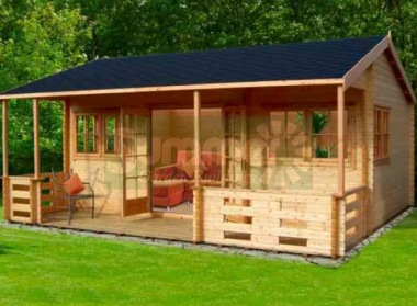 Shire Kingswood Log Cabin - Verandah, FSC® Certified