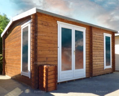 Shire Firestone Log Cabin - Three Rooms, FSC® Certified