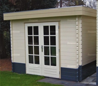 Lugarde Double Glazed Pent Roof Log Cabin 598 - Georgian Lugarde Double Glazed Pent Roof Log Cabin 598 - Georgian