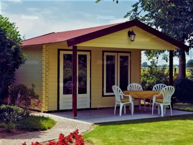 Lugarde Apex Double Glazed Log Cabin 291 - Bespoke, Large Panes Lugarde Apex Double Glazed Log Cabin 291 - Bespoke, Large Panes