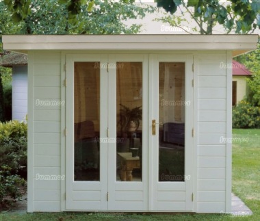 Lugarde Folding Door Pent Roof Log Cabin 302 Lugarde Folding Door Pent Roof Log Cabin 302