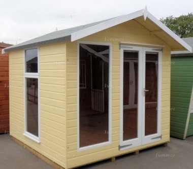 Apex Summerhouse 131 - Low Level Glazing, Double Door, Fitted Free